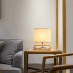 Bamboo Table Lamp - Japanese Design for Soft Ambient Glow in Bedroom 6