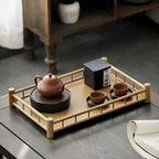 Bamboo Tea Tray - Elegant Design for Mindful Tea Rituals & Gatherings 2