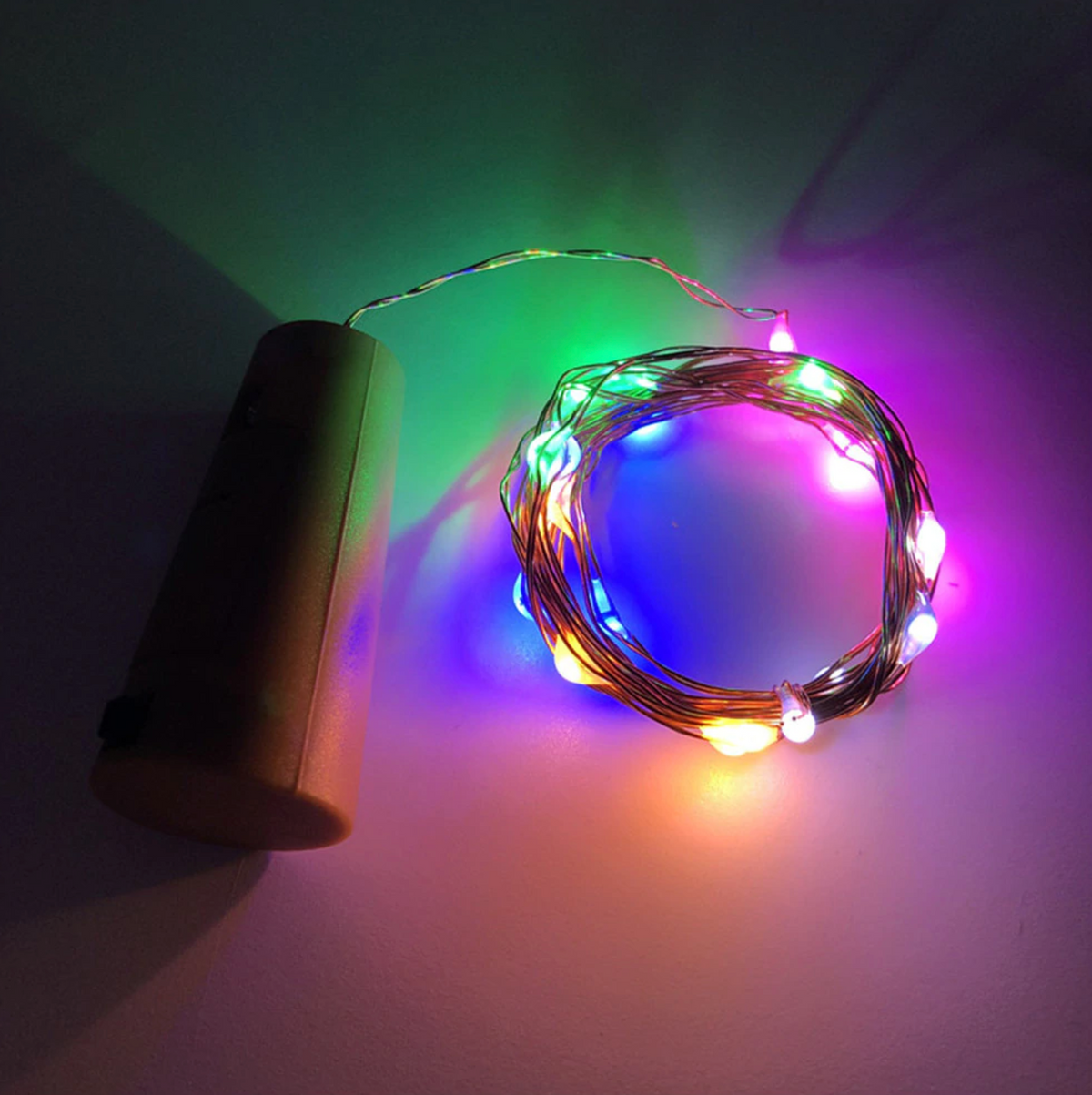 Battery Operated LED String Lights - Flexible Patio & Outdoor Illumination 6