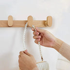 Beech Wall Hooks - Stylish Coat Hooks for Wall, Easy Installation 4