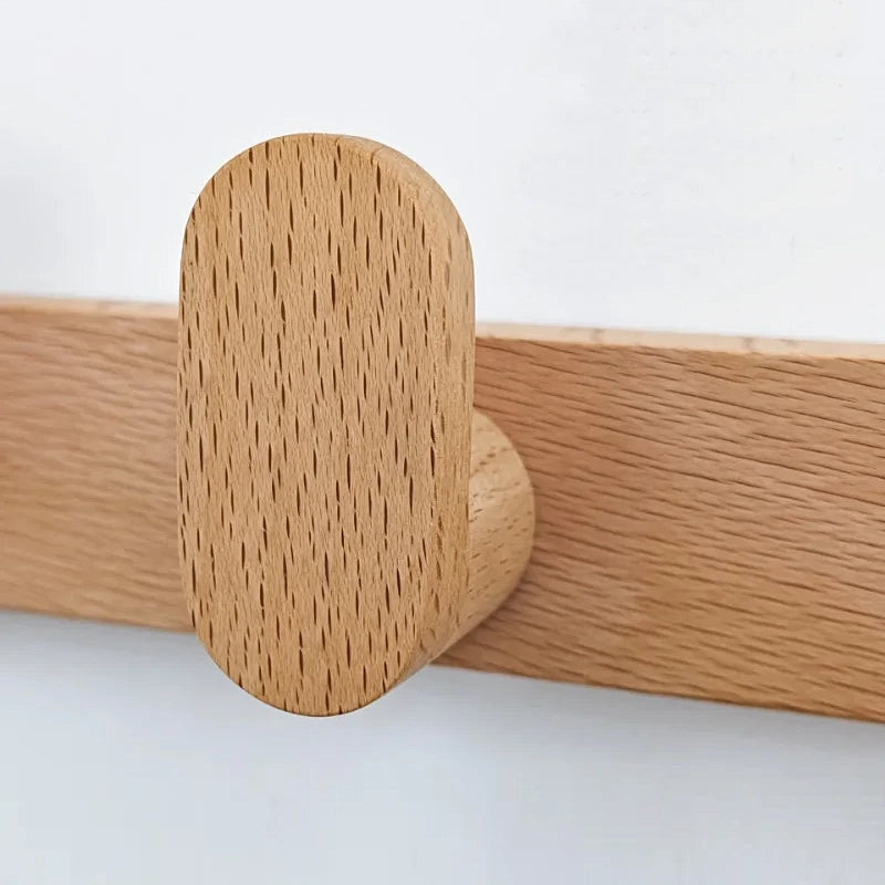 Beech Wall Hooks - Stylish Coat Hooks for Wall, Easy Installation 5