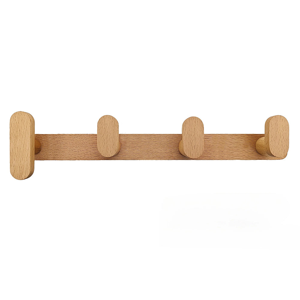 Beech Wall Hooks - Stylish Coat Hooks for Wall, Easy Installation 6