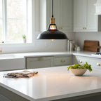 Black Pendant Light - Timeless Rustic Kitchen Pendant Lighting Design 6
