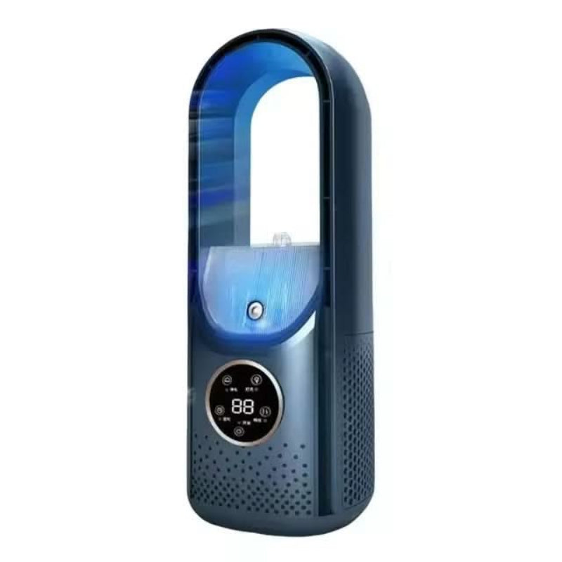 Bladeless Fan with UV Air Purifier - Quiet, Compact Cooling Solution 2