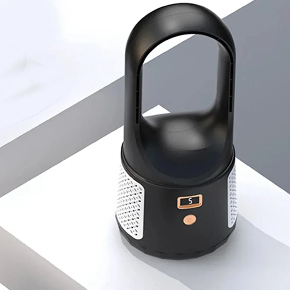 Bladeless Table Fan - Quiet, Compact USB Fan with 6 Speed Settings 1