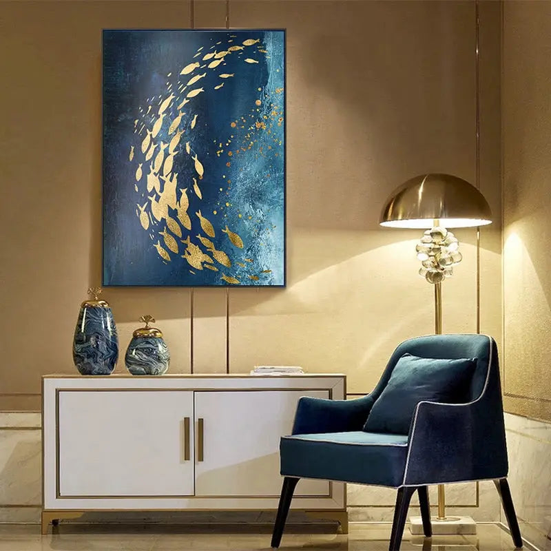 Canvas Print Blue Sea Ocean View Cotton Unframed Coastal Wall Art Decor 5
