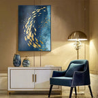 Canvas Print Blue Sea Ocean View Cotton Unframed Coastal Wall Art Decor 5