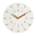Bold Numeral Modern Wall Clock - Clear Readability & Silent Operation 0