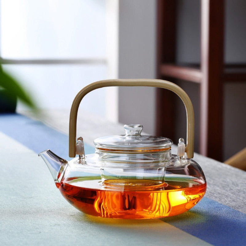 Borosilicate Glass Teapot - Elegant, Heat-Resistant & Easy to Clean 10