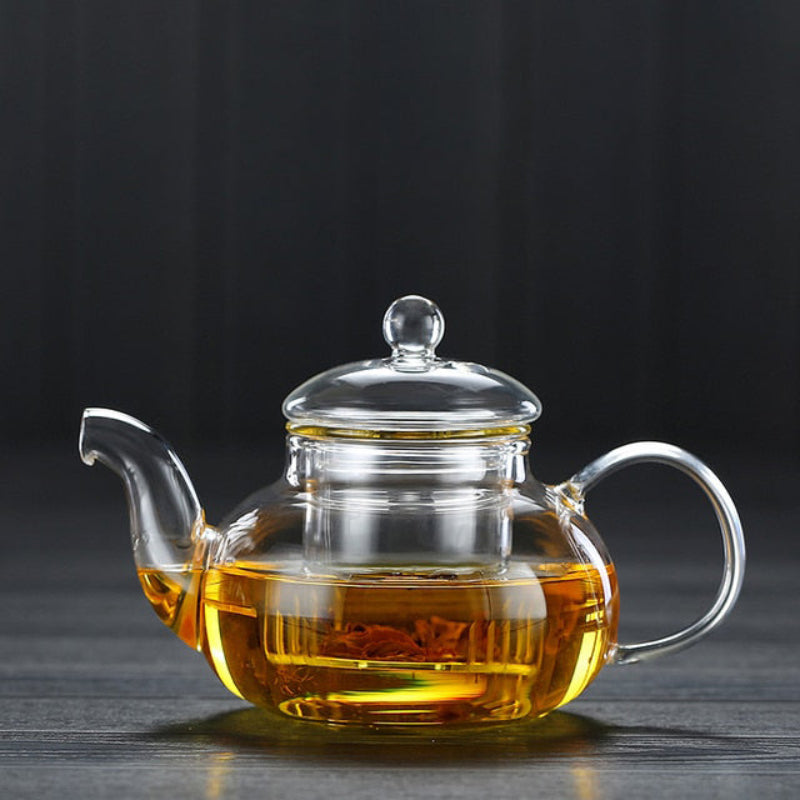 Borosilicate Glass Teapot - Elegant, Heat-Resistant & Easy to Clean 12