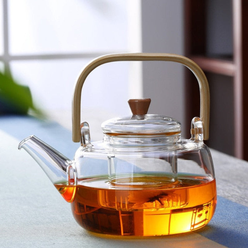 Borosilicate Glass Teapot - Elegant, Heat-Resistant & Easy to Clean 13