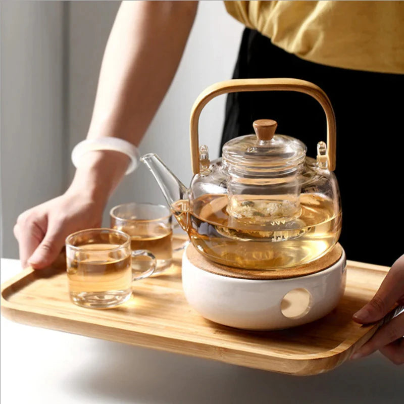 Borosilicate Glass Teapot - Elegant, Heat-Resistant & Easy to Clean 3