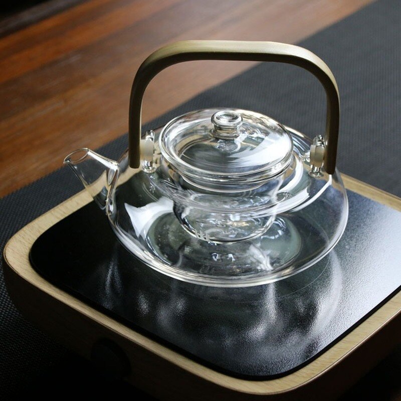 Borosilicate Glass Teapot - Elegant, Heat-Resistant & Easy to Clean 6