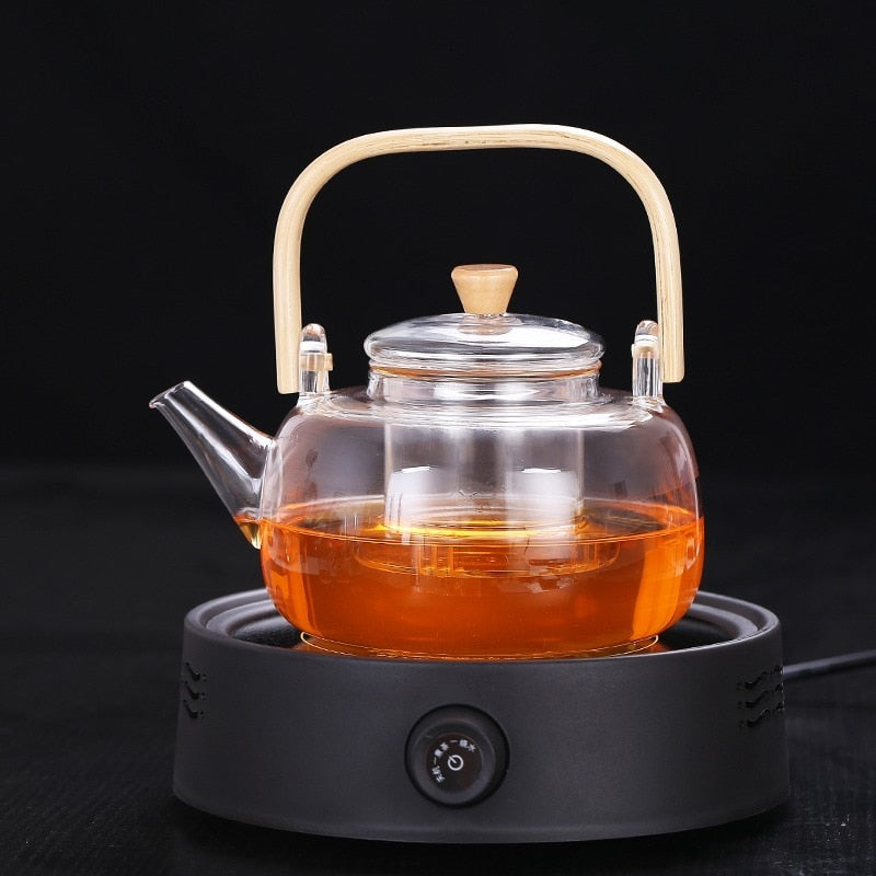 Borosilicate Glass Teapot - Elegant, Heat-Resistant & Easy to Clean 7