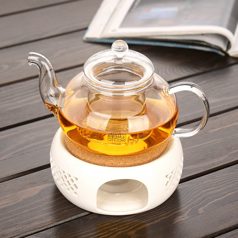 Borosilicate Glass Teapot - Elegant, Heat-Resistant & Easy to Clean 8