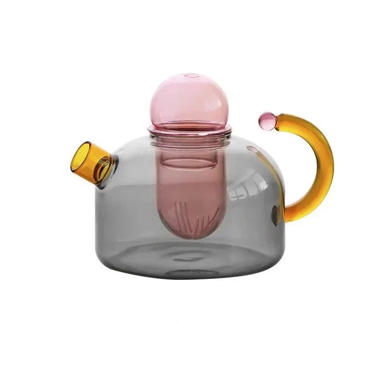 Borosilicate Glass Teapot Set - Elegant Tea Set for Adults, 400ml 0