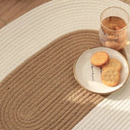 Braided Hemp Oval Rug - Durable Indoor Floor Coverage for Everyday Use 4