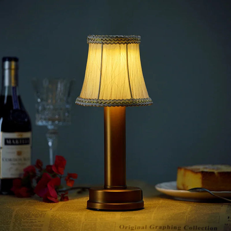 Brass Table Lamp - Wireless Design with Soft LED Lighting for Any Room 13