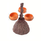 Broomstick Bowls - Unique Resin Halloween Snack & Salad Bowls 2