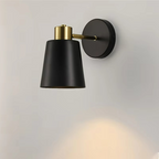 Brushed Black & Gold Wall Sconce - Modern Elegance for Stylish Decor 2