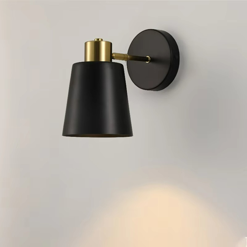 Brushed Black & Gold Wall Sconce - Modern Elegance for Stylish Decor 2