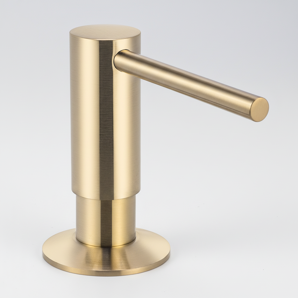 Built-In Kitchen Soap Dispenser - Durable Brass Pump & Space-Saving Design 5