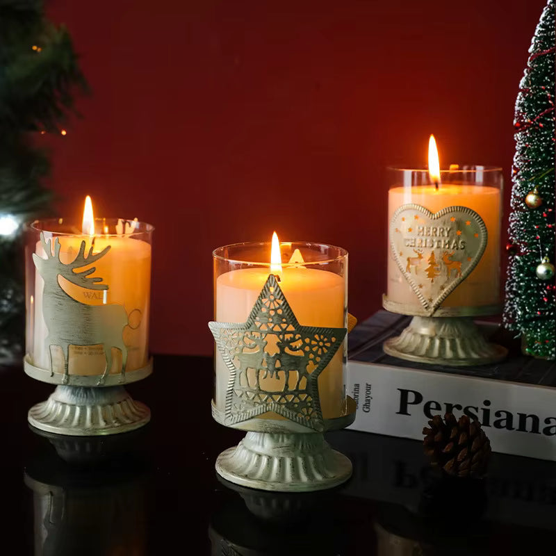 Candle Holder, Christmas Reindeer, Pedestal Design, Candle Display 2