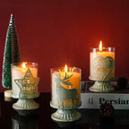 Candle Holder, Christmas Reindeer, Pedestal Design, Candle Display 3