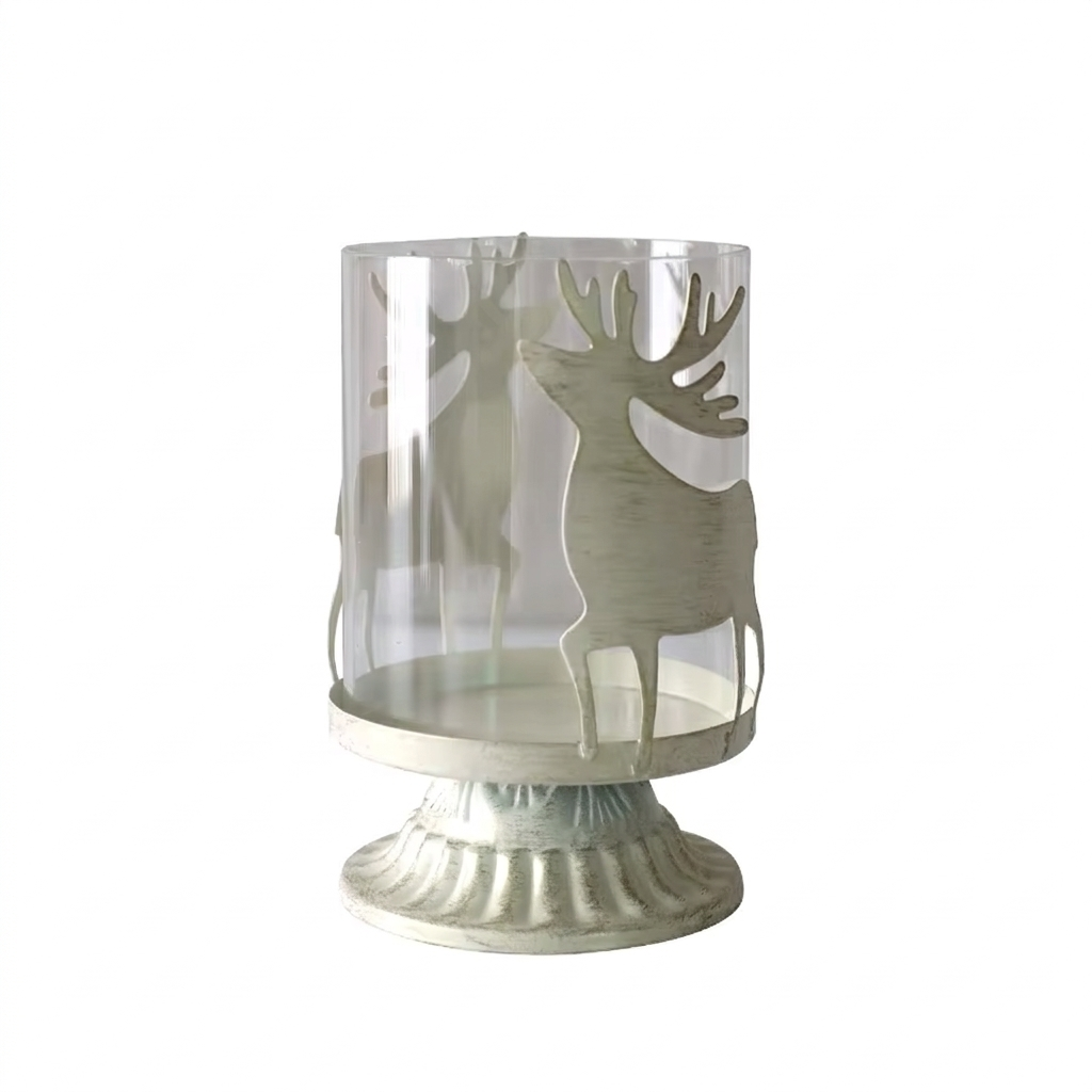Candle Holder, Christmas Reindeer, Pedestal Design, Candle Display 7