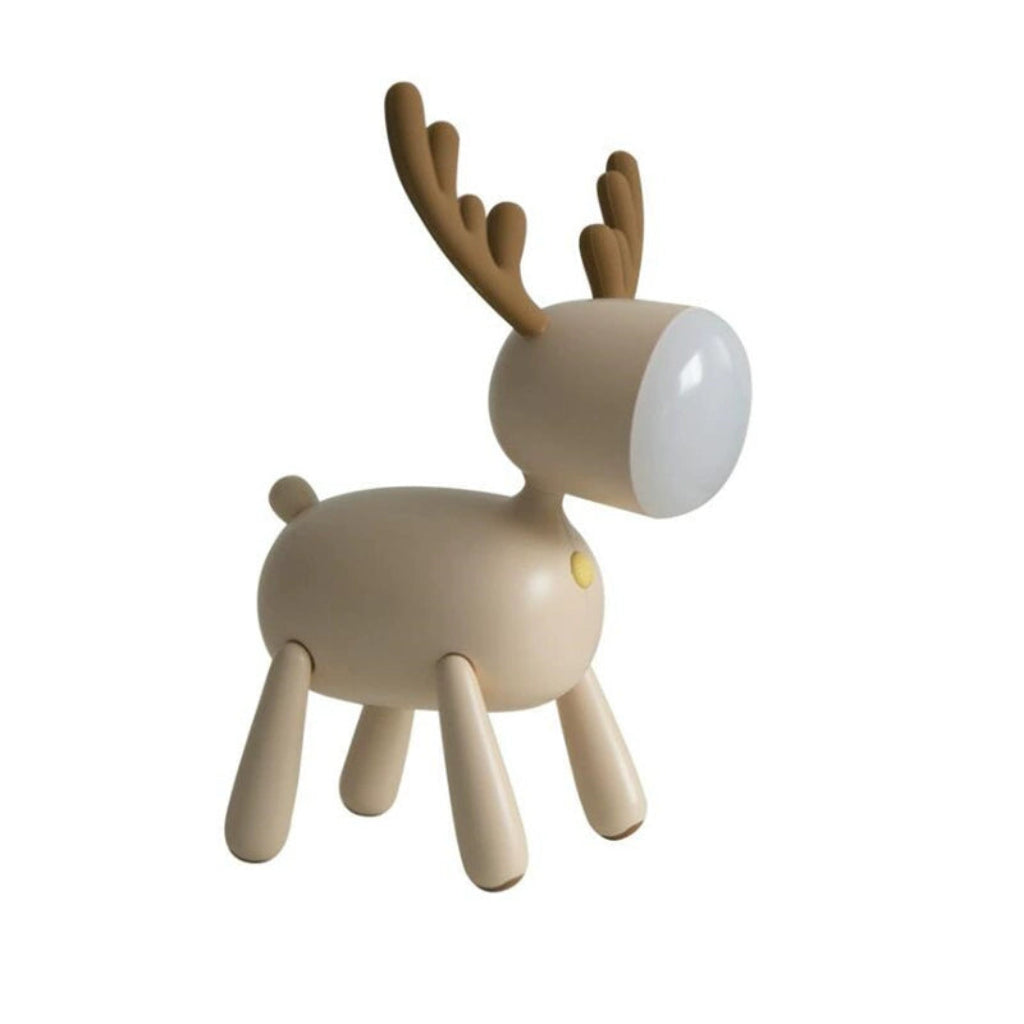 Cartoon Deer LED Night Light - Soft, USB Rechargeable Kids Lamp 4