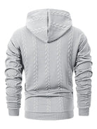Casual Gebreide Heren Hoodie met Capuchon en Kangoeroezak – Comfortabele Trui voor Elk Seizoen 3