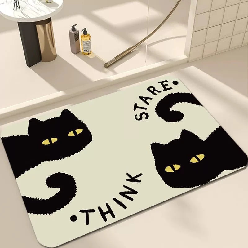 Cat Doormat - Durable, Dirt-Repellent Front Door Mat for Indoor Use 2
