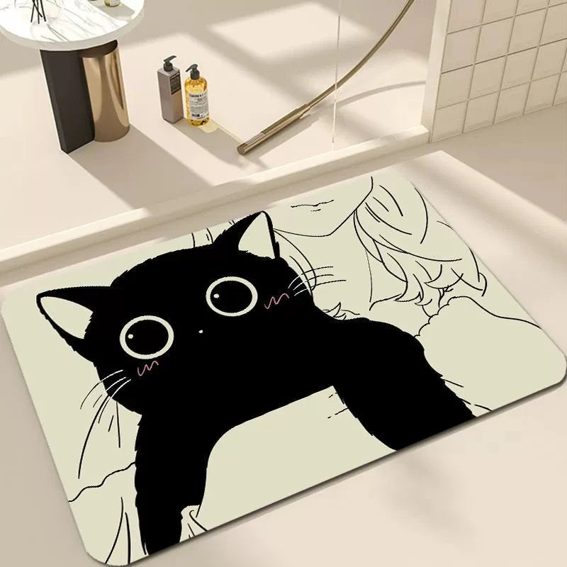 Cat Doormat - Durable, Dirt-Repellent Front Door Mat for Indoor Use 3