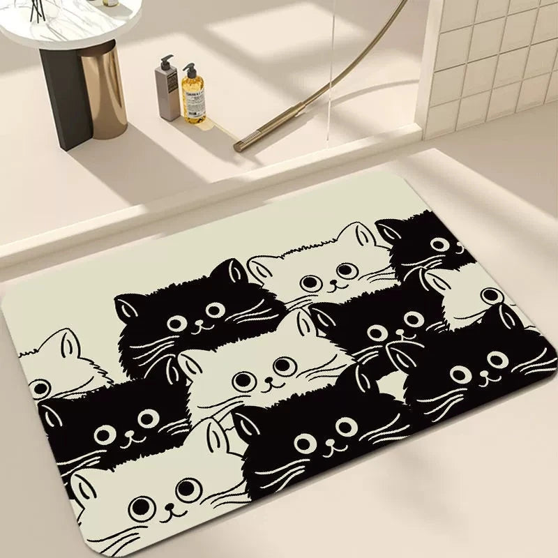 Cat Doormat - Durable, Dirt-Repellent Front Door Mat for Indoor Use 4