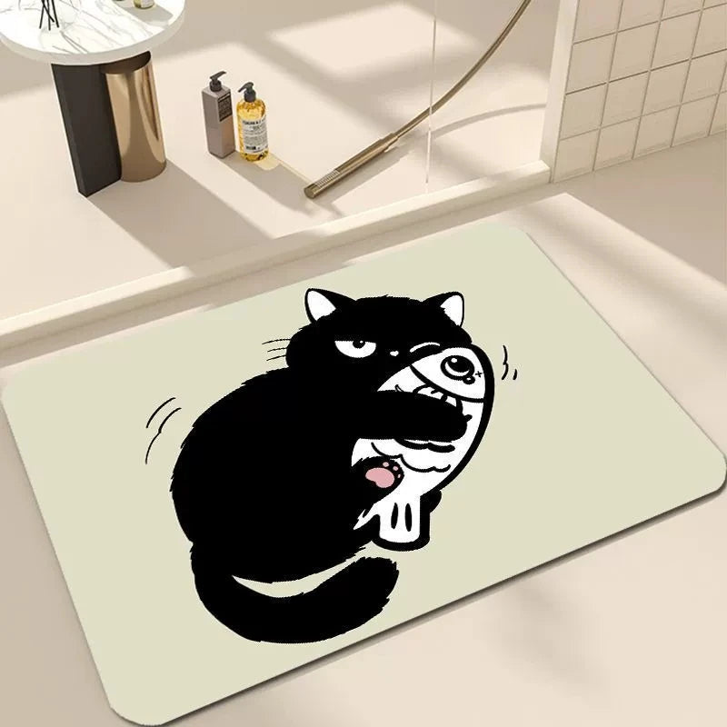 Cat Doormat - Durable, Dirt-Repellent Front Door Mat for Indoor Use 5
