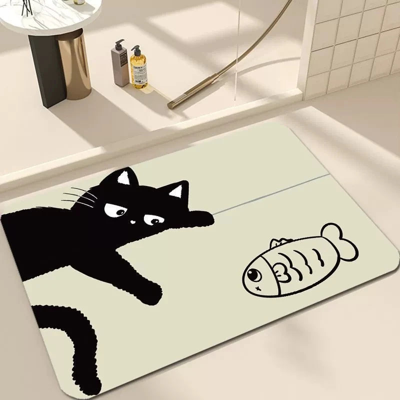 Cat Doormat - Durable, Dirt-Repellent Front Door Mat for Indoor Use 6