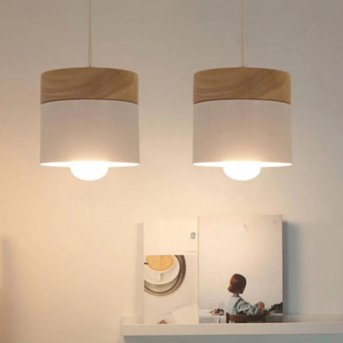 Ceiling Light - Minimalistic Wooden Pendant for Elegant Home Decor 1