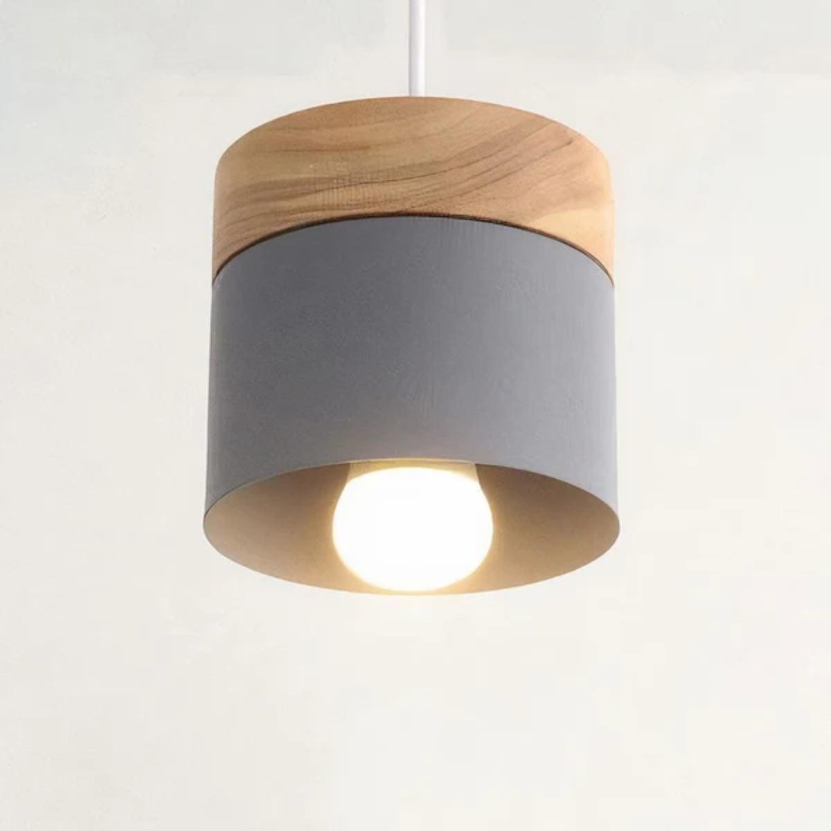 Ceiling Light - Minimalistic Wooden Pendant for Elegant Home Decor 5