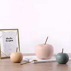 Ceramic Apple Accent Sculpture - Elegant Home Decor & Versatile Room Decor 8