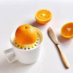 Ceramic Citrus Juicer - Manual Lemon Squeezer for Fresh Juice Extraction 2