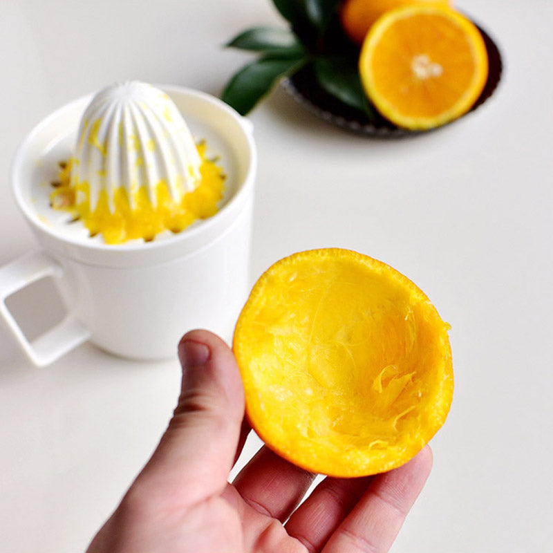 Ceramic Citrus Juicer - Manual Lemon Squeezer for Fresh Juice Extraction 4