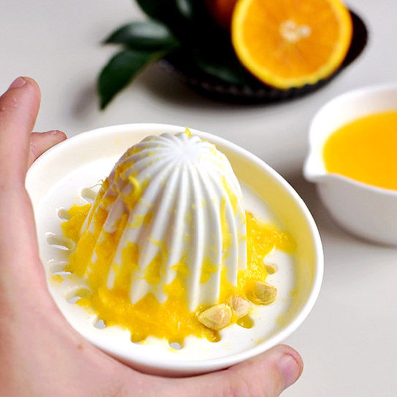 Ceramic Citrus Juicer - Manual Lemon Squeezer for Fresh Juice Extraction 6