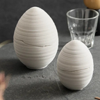 Ceramic Egg Shape Bowl - Stylish Minimalist Design For Kitchen Decor 0