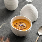 Ceramic Egg Shape Bowl - Stylish Minimalist Design For Kitchen Decor 2