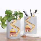 Ceramic Planter Pot - Whimsical Flower Pot for Indoor Plants 3