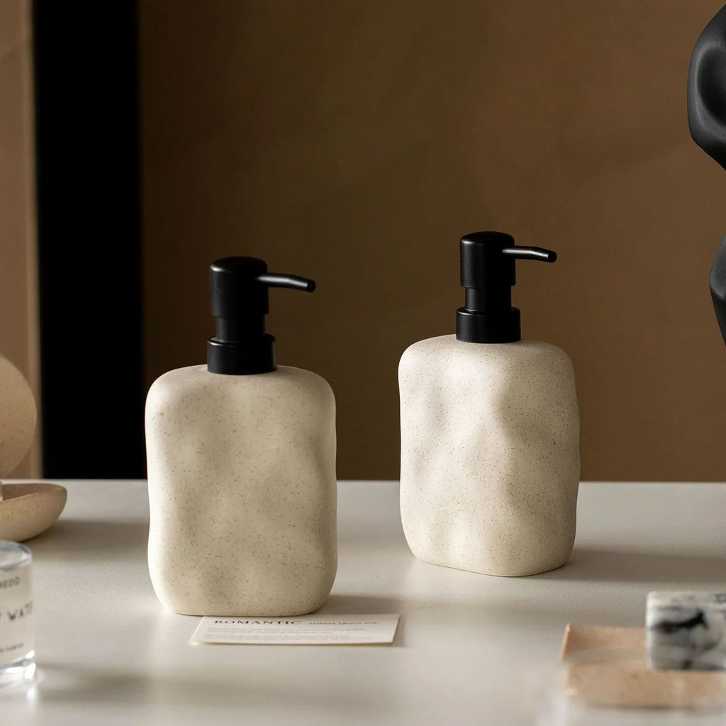 Ceramic Soap Dispenser - 450ml Hand Soap & Dish Soap Pump for Kitchen 4
