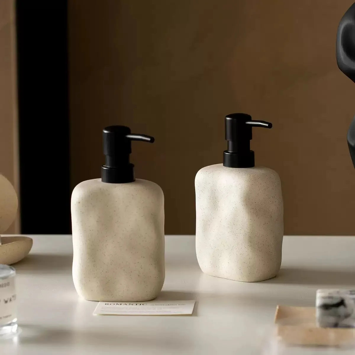 Ceramic Soap Dispenser - 450ml Hand Soap & Dish Soap Pump for Kitchen 7