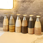 Ceramic Soap Dispenser - Elegant Design for Kitchen & Hand Soap Use 1