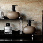 Ceramic Soap Dispenser for Kitchen and Bathroom – 10 oz Natural Stoneware Design with Smooth Pump Mechanism 3