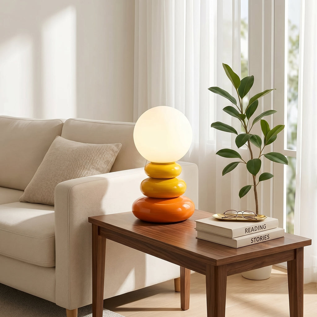 Ceramic Table Lamp - Modern USB-Powered Design for Bedroom & Desk 3
